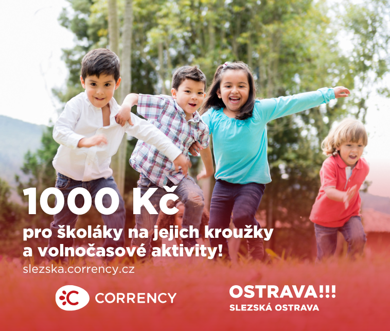 1000 korun na volnočasové aktivity díky projektu corrency