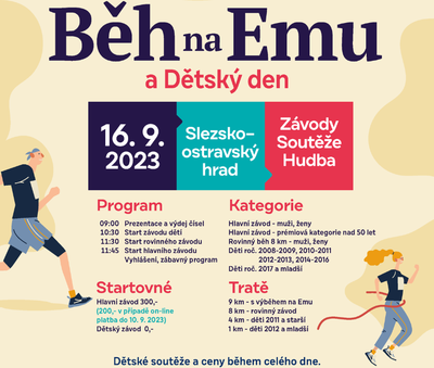 BĚH NA EMU A DĚTSKÝ DEN 