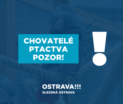 Chovatelé ptactva pozor!
