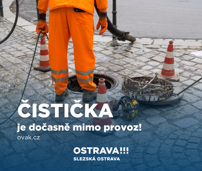 ČISTIČKA V PŘÍVOZE JE KVŮLI POVODNI DOČASNĚ MIMO PROVOZ!