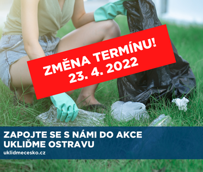 Změna termínu konaní akce Ukliďme Ostravu!