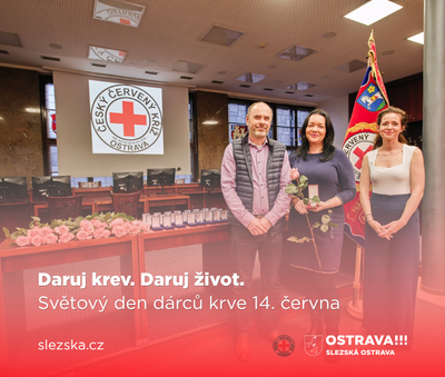 Daruj krev. Daruj život. Světový den dárců krve 14. června.
