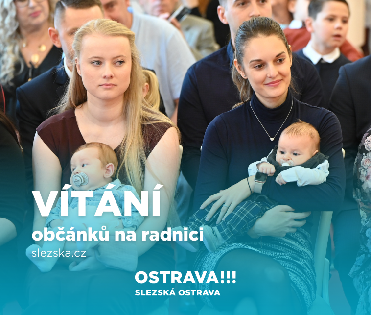 Deset nejmenších dětí přivítáno na slezskoostravské radnici