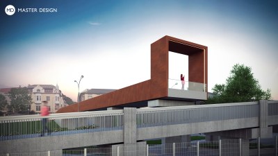 Díky nové lávce nad Bazaly si budete moci užít netradiční výhled na celé město