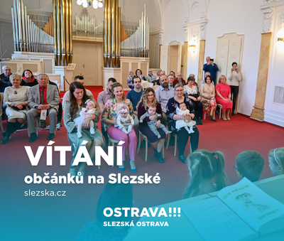 Dvanáct dětí přivítáno na slezskoostravské radnici