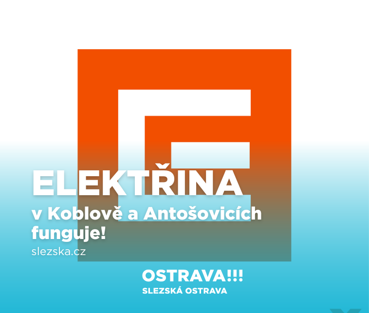 Elektřina v Koblově a Antošovicích funguje!