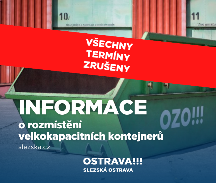 Informace o rozmístění velkokapacitních kontejnerů