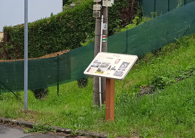 Informační tabule ve Slezské Ostravě