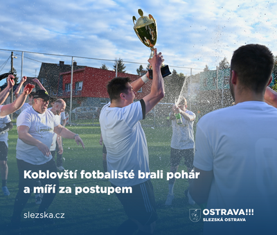 Koblovští fotbalisté brali pohár a míří za postupem