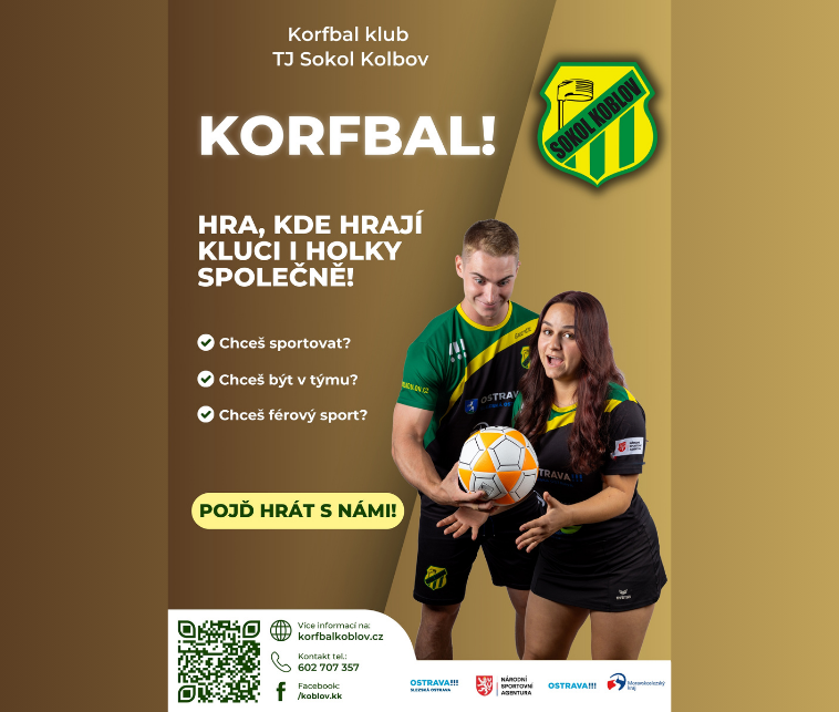 Korfbal Klub TJ Sokol Koblov pořádá nábor dětí