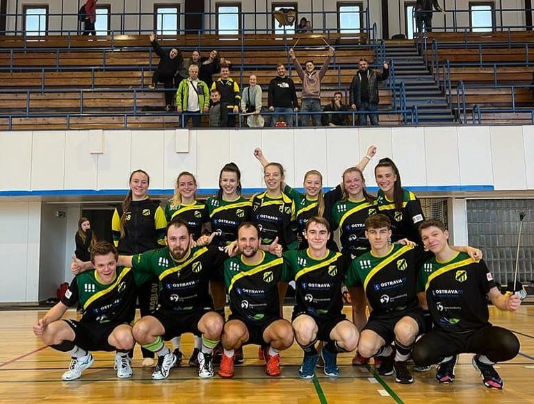 Korfbalové družstvo KK Sokol Koblov drží 2.místo v 1. české korfbalové lize