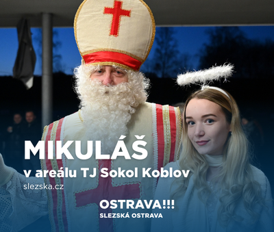 Mikuláš, anděl i čert. Nadílka v TJ Sokol Koblov