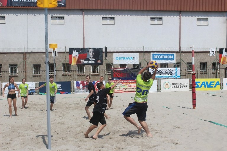 Mistrovství 2019 Beach Školní korfbal Moravskoslezský kraj Ostrava 