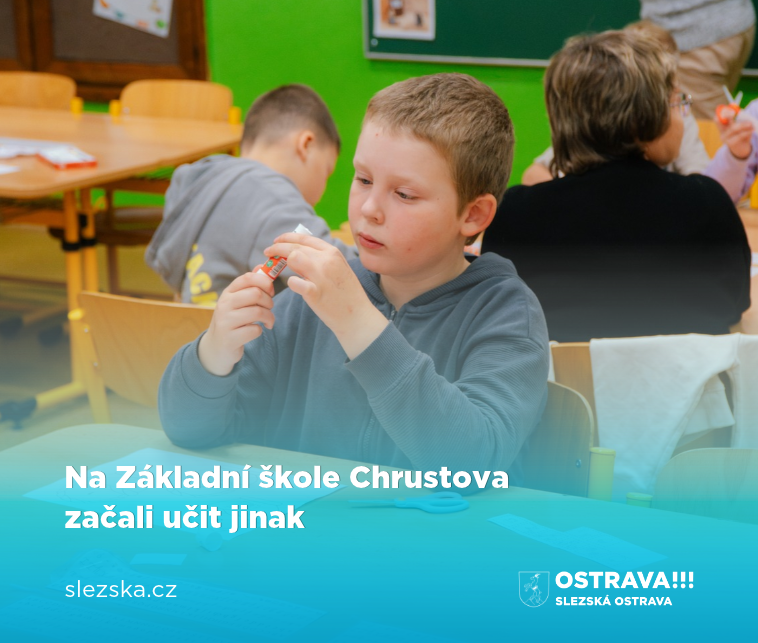 Na Základní škole Chrustova ve Slezské Ostravě začali učit jinak