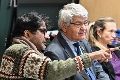 Norský velvyslanec v Komunitním centru Liščina