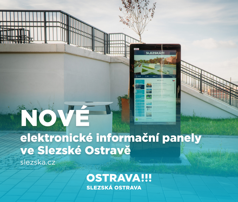 Nové elektronické informační panely ve Slezské Ostravě