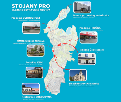 Nové stojany SON ve Slezské Ostravě