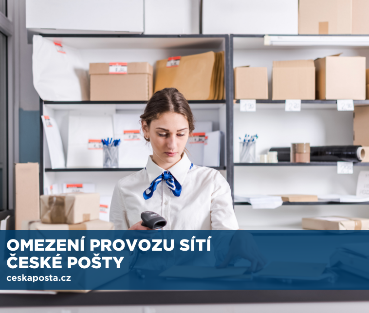 Omezení provozu sítí České pošty