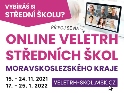 Online veletrh středních škol Moravskoslezského kraje 2021/2022