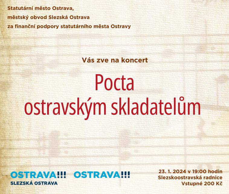 Pocta ostravským skladatelům