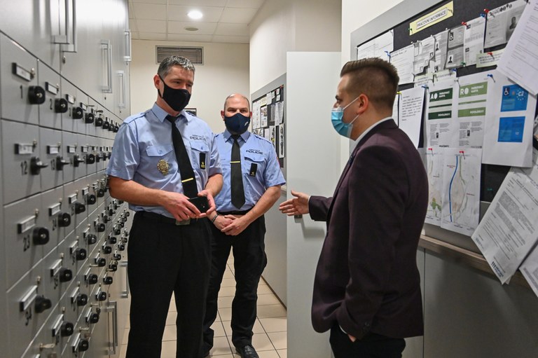 Poděkování členům Integrovaného výjezdového centra Slezská Ostrava