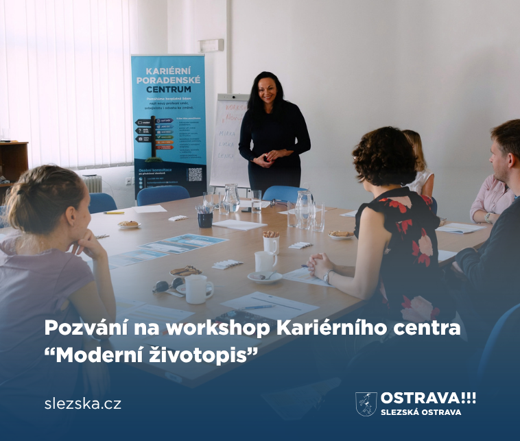 Pozvání na workshop Kariérního centra “Moderní životopis”