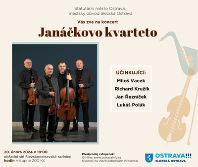 POZVÁNKA NA JANÁČKOVO KVARTETO