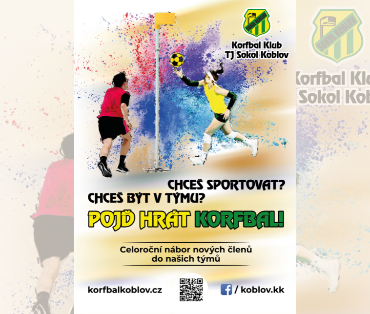 Přidej se k TJ Sokol Koblov a hraj Korfbal!