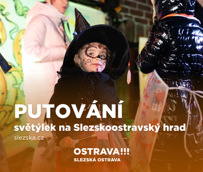 Putování světýlek na hrad znovu rozzářilo Slezskou Ostravu