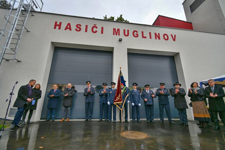 Slavnostní otevření hasičské zbrojnice Muglinov