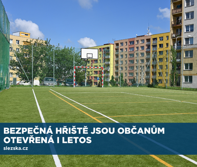 SPORTOVIŠTĚ U ŠKOL A ŠKOLEK SLOUŽÍ I VEŘEJNOSTI