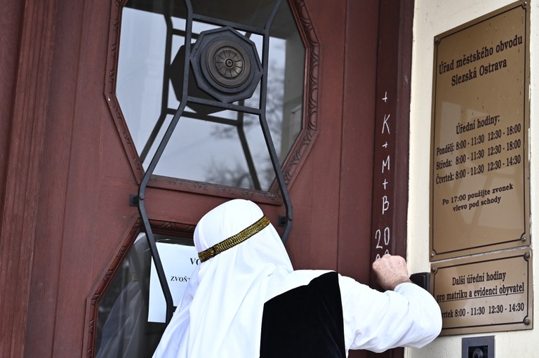 Tři králové navštívili slezskoostravskou radnici