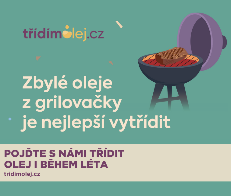 Pojďte s námi třídit olej i během léta