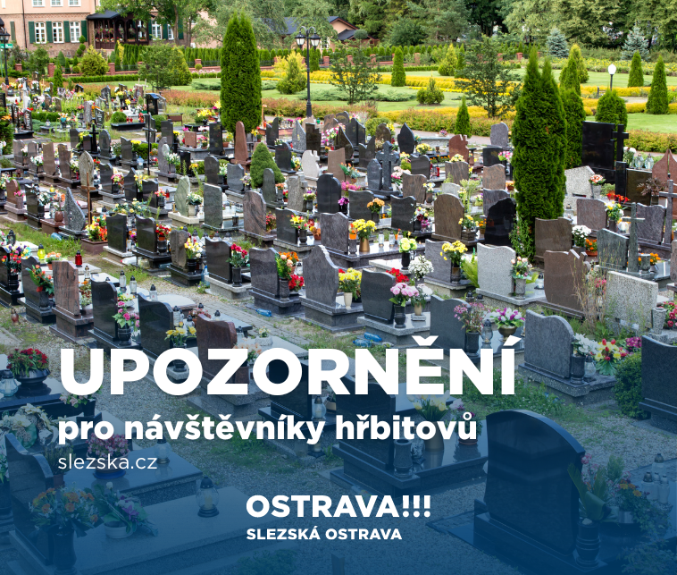 Upozornění pro návštěvníky hřbitovů