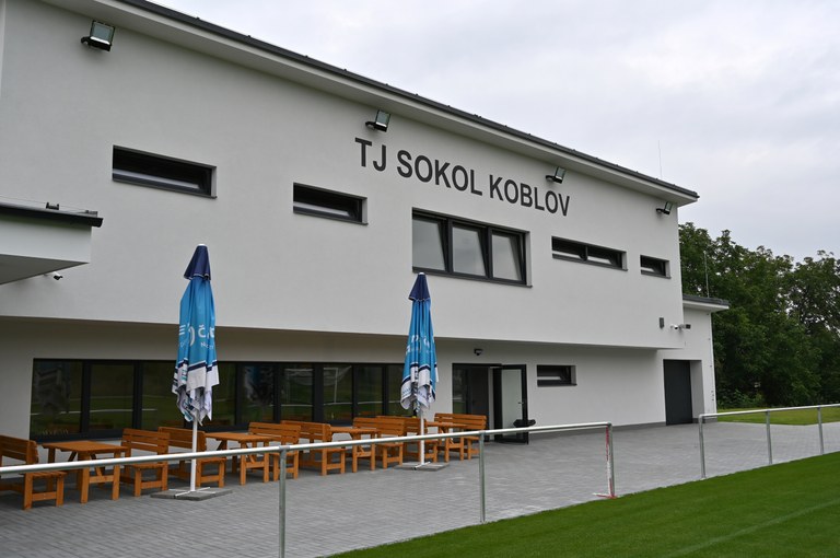 V Koblově vyrostlo nové sportoviště