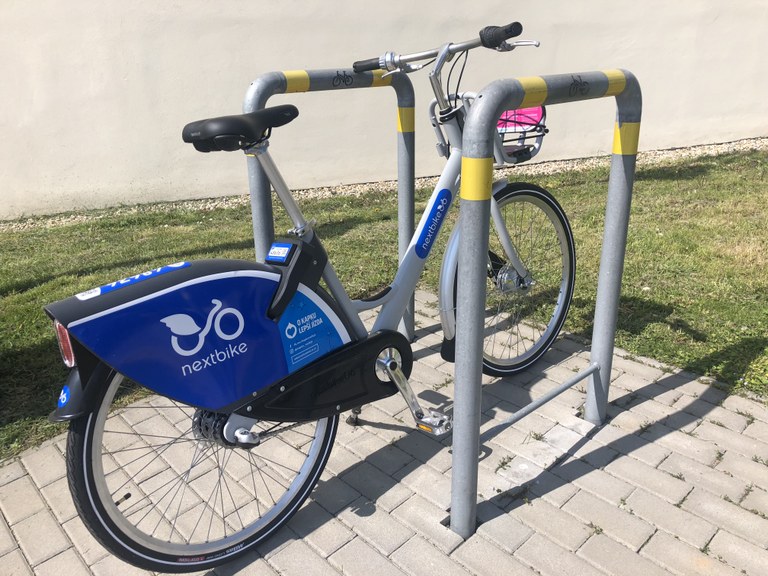 V pondělí 15. dubna byl zahájen provoz sdílených kol NEXTBIKE 