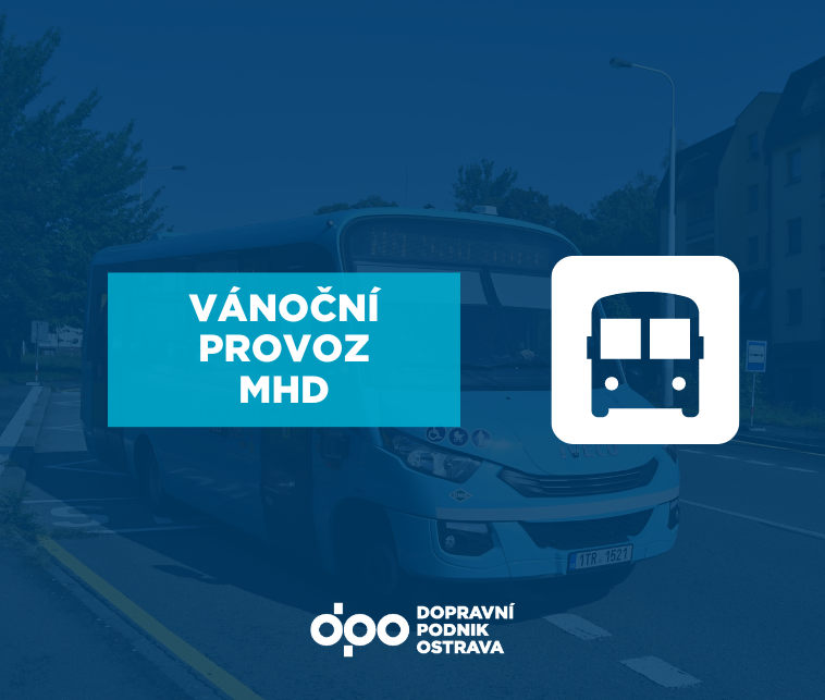Vánoční provoz na linkách Dopravního podniku Ostrava