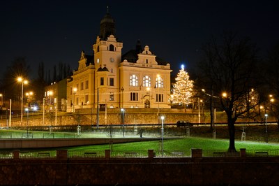 Vánoční výzdoba ve Slezské Ostravě