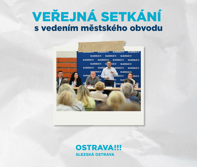 Veřejná setkání s vedením městského obvodu