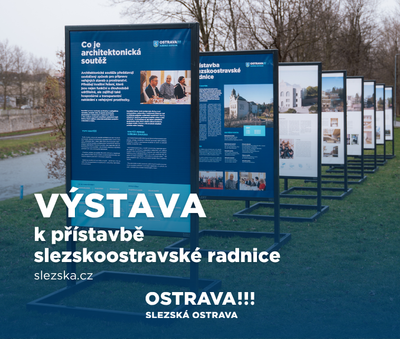 Výstava k přístavbě slezskoostravské radnice