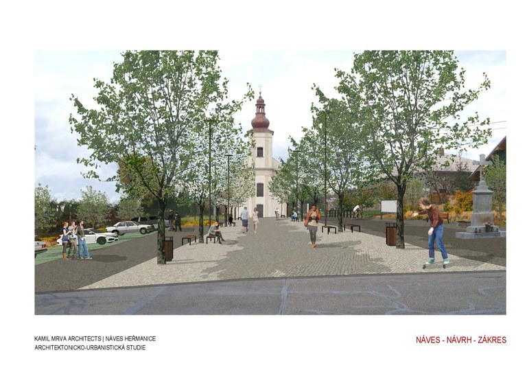 Vzhled nového náměstíčka v Heřmanicích mohou ovlivnit samotní občané