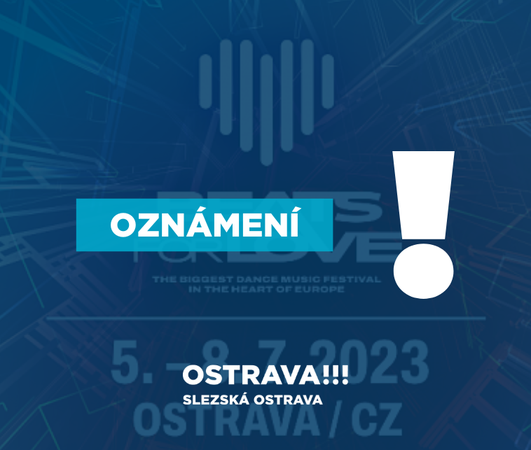 Zkrácení doby nočního klidu z důvodu konání akce Beats for Love 