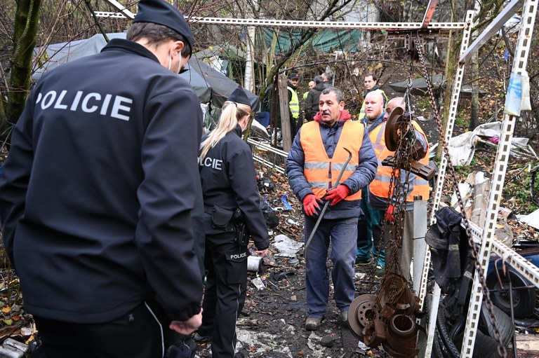 Likvidujeme bezdomovecké městečko