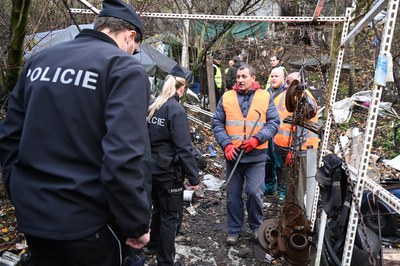 Likvidujeme bezdomovecké městečko