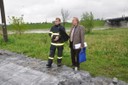 2010 - Po celou dobu sledoval dění v Koblově starosta Antonín Maštalíř.