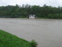 2010 - Pohled na soutok Ostravice a Odry v Koblově.