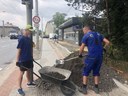 Opravy chodníků a vozovek