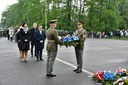 Pietní akt k 74. výročí osvobození Ostravy.